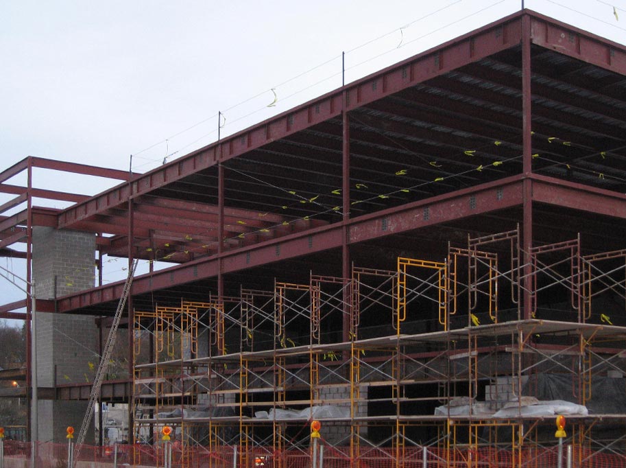 Dutchess County DPW Building Steel Framework
