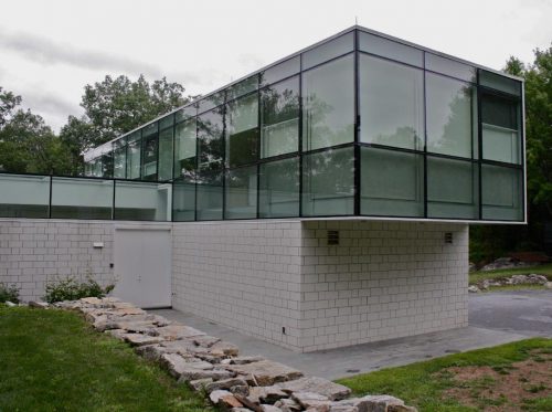 Glass Cantilever Residence